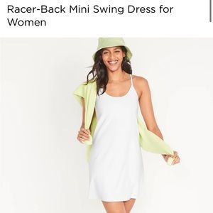 Old Navy Sleeveless PowerSoft Performance Racer-Back Mini Swing Dress